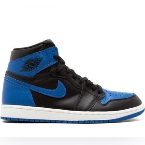 Jordan 1 Retro Royals Size 7Y 2017 Blue and Black womens 8.5